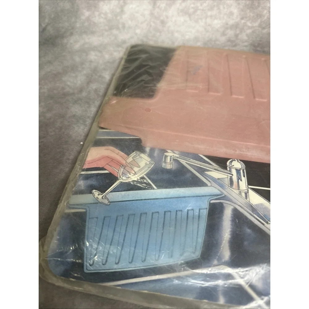 VTG 1987 Rubbermaid Twin Sink Divider Mat 11.5